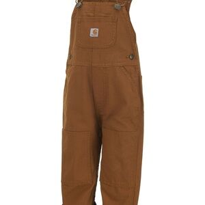 Carhartt Kids Overalls in Rich Tan